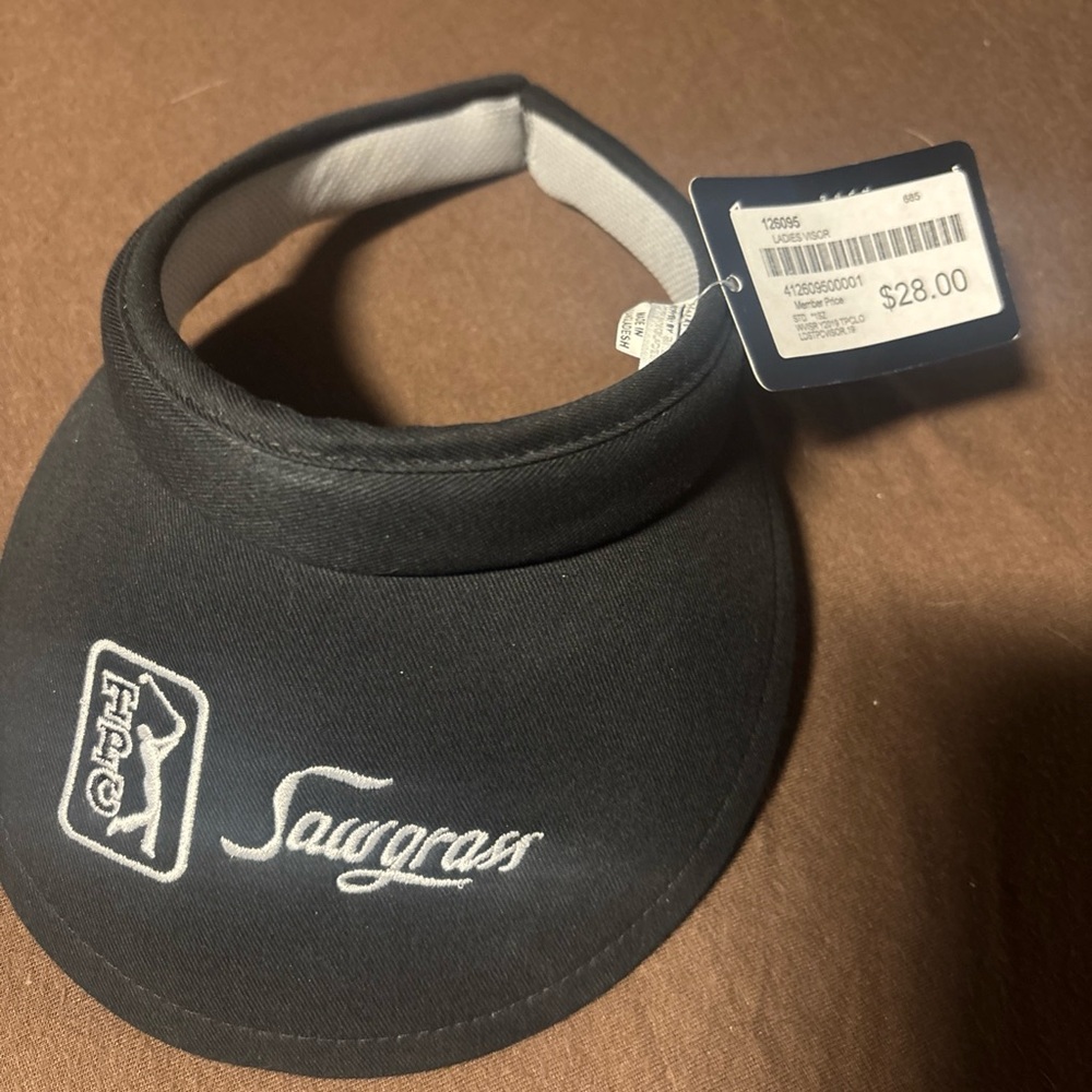TPC Sawgrass men’s Black Visor